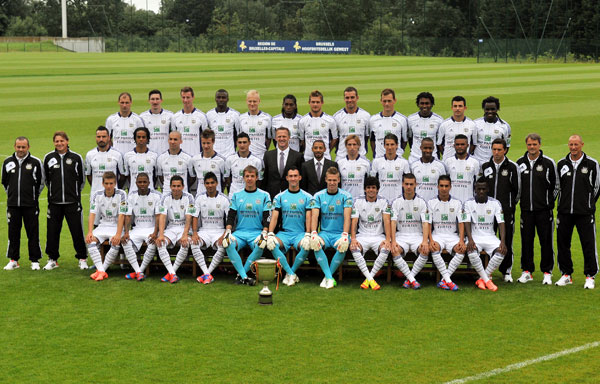 Groepsfoto van RSC Anderlecht juli 2012.