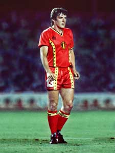 als international op 28-6-1982 België-El Salvador 1-0.