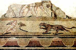 Mozaiek uit het Aquincum.