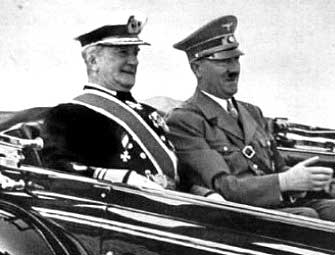 Horthy Miklós en Adolf Hitler.