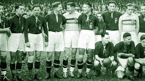Hongaars elftal 1934.