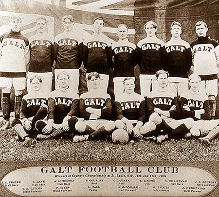 De Olympische Kampioen 1904 in St. Louis, Galt F.C.