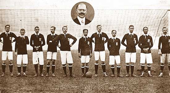 Nederland Olympisch Brons 1908.