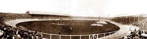 Het Olympisch Stadion in Londen 1908.