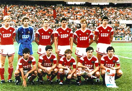 De Sovjet-Unie Olympisch Kampioen 1988 in Seoul.