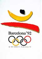 Affiche OS 1992 Barcelona.