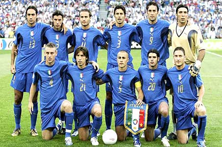 Italië Wereldkampioen 2006.