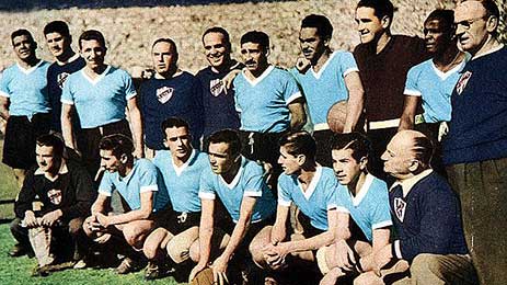 Uruguay Wereldkampioen 1950.