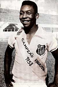 De beste voetballer aller tijden op 17-jarige leeftijd: Pélé (Edson Arantes do Nascimento)