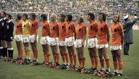 Nederland, Zilveren medaille 1974. 
