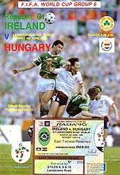 Programma-Ticket-Ierland-Hongarije-4-6-89