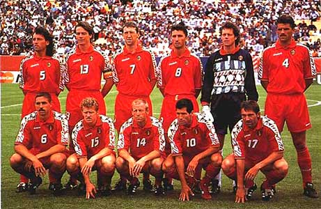 Het team van België, 11de in 1994: