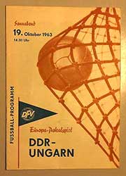 DDR-Hongarije 19-10-1963.