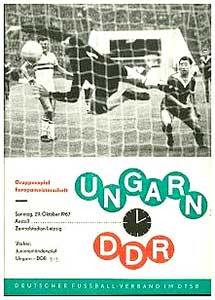 DDR-Hongarije 29-10-1967.