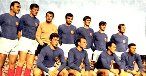 Joegoslavië Europees zilver 1968.