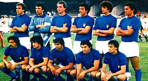 Italië Europees 4de in 1980.