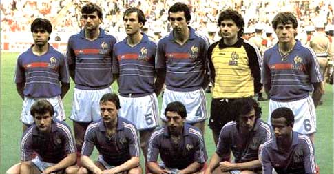 Frankrijk Europees kampioen 1984.