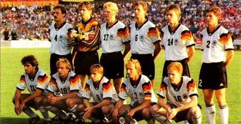 Duitsland Europees zilver 1992.