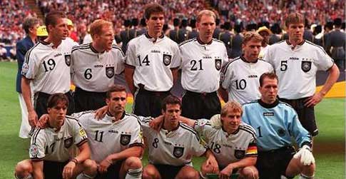 Duitsland Europees kampioen 1996.