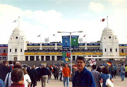 Het Wembley Stadion in Londen waar de finale gespeeld werd.