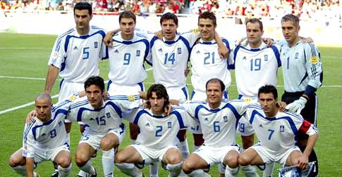 Griekenland Europees kampioen 2004.