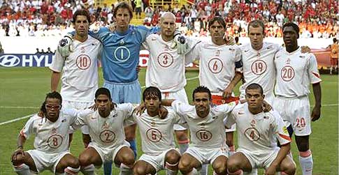 Nederland Europees 4de in 2004.