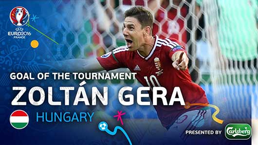 Op 22 juni 2016 scoorde Gera het mooiste doelpunt van het EK tegen Portugal op het EK in Frankrijk.