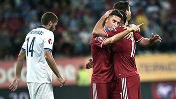 Door de beide doelpunten van Németh mocht Hongarije nog hopen.