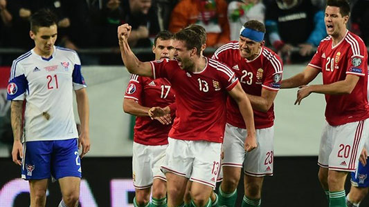 Tijdens de wedstrijd op 8 oktober 2015 tegen de Faeröer (2-1) tekende Böde Dániel beide Hongaarse doelpunten aan.