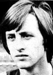 De 18-jarige  Johan Cruyff