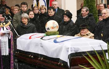 Begrafenisfoto.
