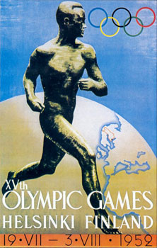 Affiche OS Helsinki 1952