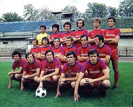Csongrádi Ferenc met Videoton in 1979.