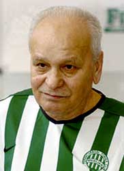 Dalnoki in het shirt van zijn Ferencváros. 
