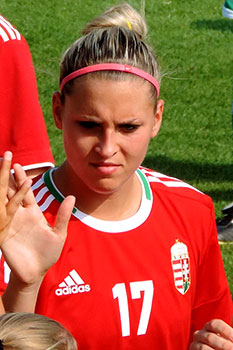 Demeter Réka als international in 2013.