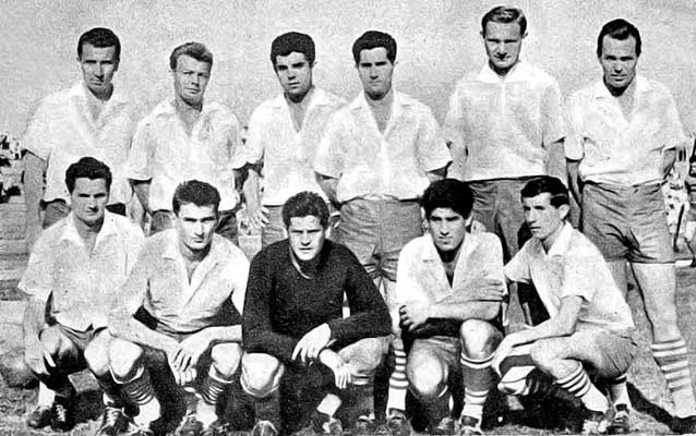 Het team van Pécsi Dózsa.