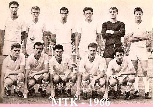 Het team van MTK Budapest 1966.