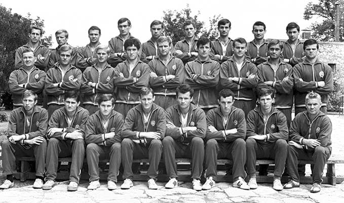Volledige Hongaarse selectiegroep Olympische Spelen 1968