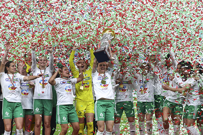 ETO FC Gyõr winnaar Beker van Hongarije vrouwen 2023-2024.