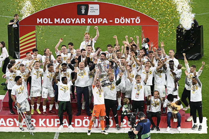 FERENCVAROSI TC winnaar Beker van Hongarije mannen 2021-2022.