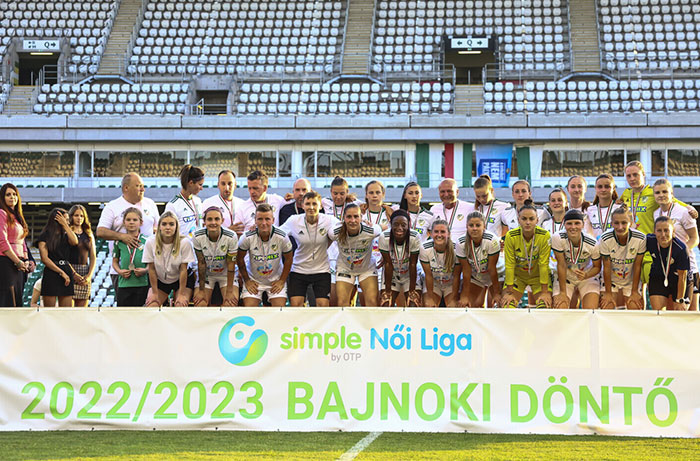 FERENCVÁROSI TC is Kampioen van Hongarije Vrouwen 2022-2023.