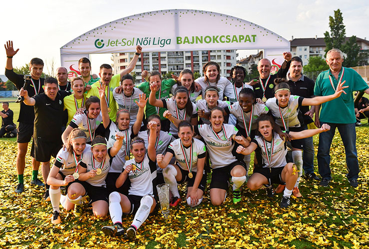 Ferencvárosi TC kampioen van Hongarije 2015-2016.