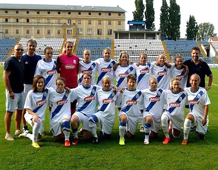 Fogl Katalin met MTK Hungária FC in augustus 2014.