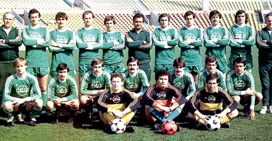 Rába ETO Gyõr Kampioen van Hongarije 1981-1982