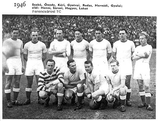 Henni met Ferencváros 1946.