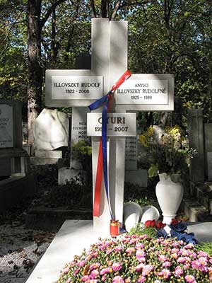 Het graf van Illovszky.