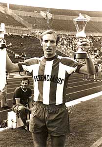 Juhász István met beker gewonnen met Ferencváros.