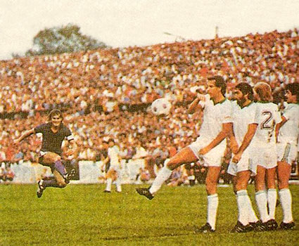Tegen Ferencváros TC tekende Kerekes in 1980 zijn meest memorabele doelpunt van zijn carrière aan.