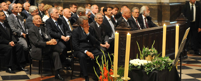 Kerkdienst herbegrafenis Kocsis Sándor.