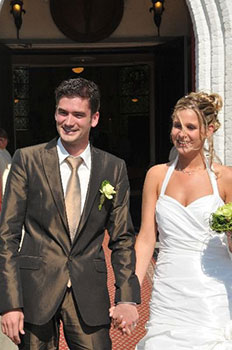 Het huwelijk van zoon Thomas Kü en Griet (12-6-2009).
